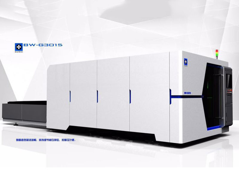 2000W Dual Drive Closed Type CNC Fiber Laser Cutting Machine