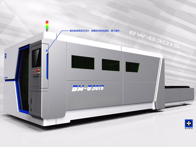 2000W Dual Drive Closed Type CNC Fiber Laser Cutting Machine